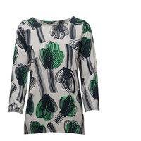 Ladies Shirt, Nuppu T-shirts & Tops Long-sleeved Monivärinen/Kuvioitu NANSO