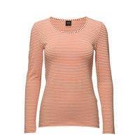 Ladies Shirt, Liitu T-shirts & Tops Long-sleeved Oranssi NANSO