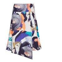 Ladies Skirt, Orvokki Polvipituinen Hame Monivärinen/Kuvioitu NANSO